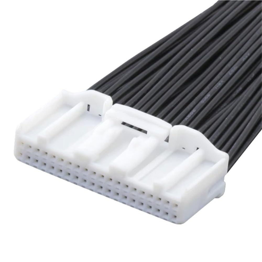 UEGVJIAS Stecker für Sensor 4 8 12 16 24 32 40 Pin 0,7 MM Auto Navigation Rückspiegel Audio Fahrzeug Zentrale Steuerung Stecker Stecker Kabelbaum(40P Female) von UEGVJIAS