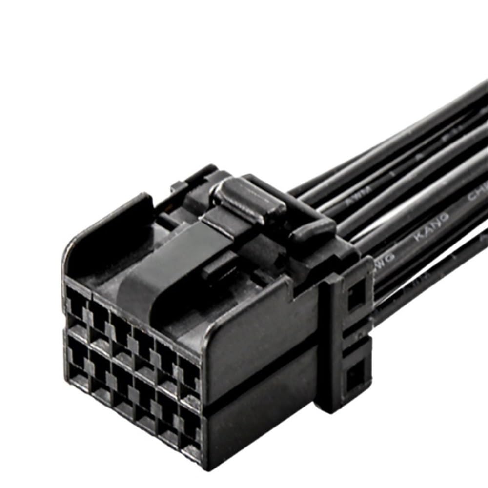 UEGVJIAS Stecker für Sensor 6 8 12 16 20 Pin 1,2mm Ummantelte Auto Fensterheber Stecker Stecker Kabelbaum 174047-2 174045-2 175507-2 174044-2 174046-2(12P Wire Harness) von UEGVJIAS