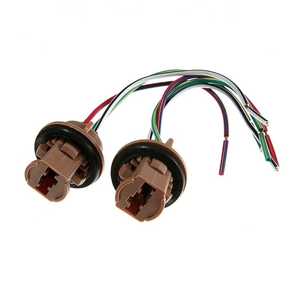 UEGVJIAS Stecker für Sensor 7443 T20 Weibliche Brems Blinker Birne Halter Buchse Adapter Kabelbaum(2pcs) von UEGVJIAS