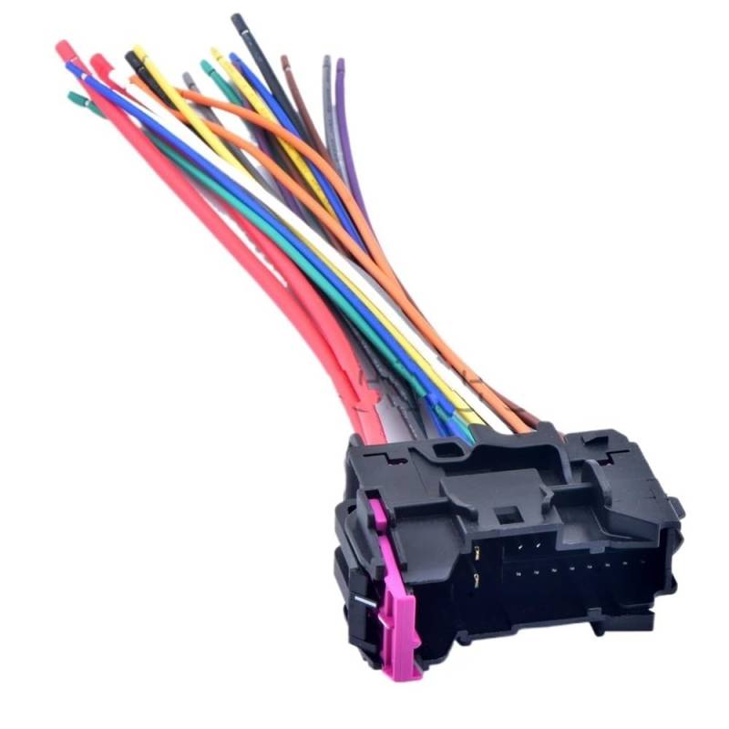 UEGVJIAS Stecker für Sensor Kompatibel Mit A4 A6L A3 A8 Q7 Q3 Q5 20-poliger Stecker Oder Buchse L/R-Anschlussstecker Für Die Vordertür Mit Kabelbaum 8E0 972 702 8E0 972 701(Male) von UEGVJIAS