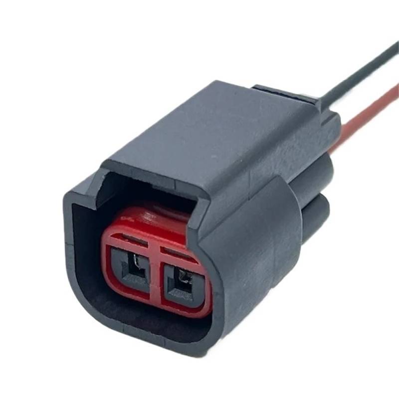 UEGVJIAS Stecker für Sensor Kompatibel Mit Ford Für Focus Für Mondeo EPC E4014 7283-8220 2-poliger Auto-Armaturenbrett-Center-Lautsprecher Zündspule Kabelbaum COP-Stecker(2Pin Female) von UEGVJIAS