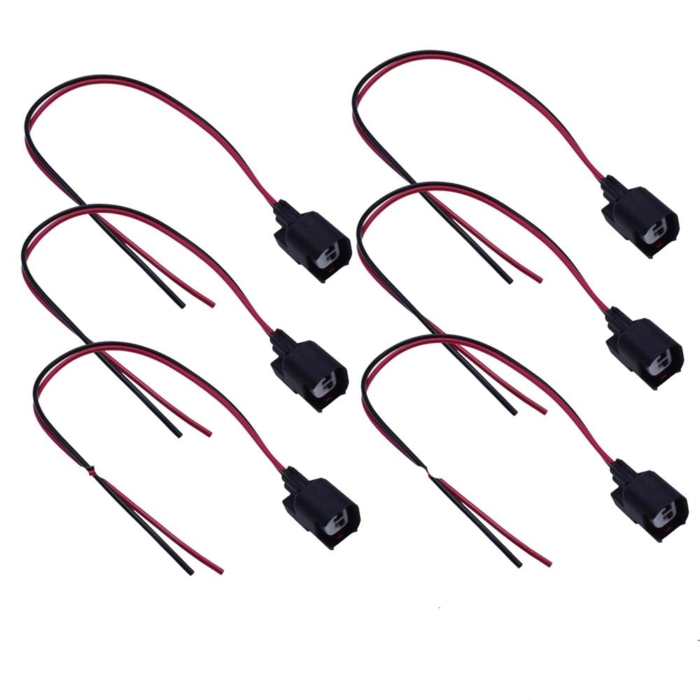 UEGVJIAS Stecker für Sensor Kompatibel Mit Jeep Für Wrangler Für Commander Für Grand Für Cherokee Einspritzdüsen-Lichtmaschinen-Kabelanschlussstecker-Kabelbaum-Zopf(6 Pieces) von UEGVJIAS