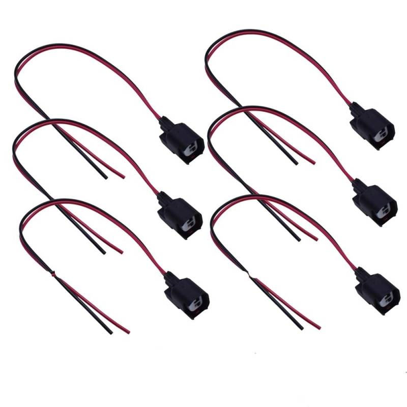 UEGVJIAS Stecker für Sensor Kompatibel Mit Jeep Für Wrangler Für Commander Für Grand Für Cherokee Einspritzdüsen-Lichtmaschinen-Kabelanschlussstecker-Kabelbaum-Zopf(6 Pieces) von UEGVJIAS