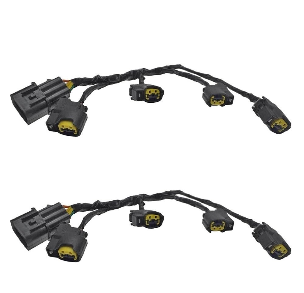 UEGVJIAS Stecker für Sensor Kompatibel Mit KIA Für Soul Für Rio Für Venga Zündspulenanschlüsse Kabelbaumstecker 27301-2B010 27350-2B000(2 PCS) von UEGVJIAS