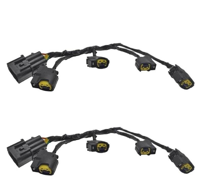UEGVJIAS Stecker für Sensor Kompatibel Mit KIA Für Soul Für Rio Für Venga Zündspulenanschlüsse Kabelbaumstecker 27301-2B010 27350-2B000(2 PCS) von UEGVJIAS