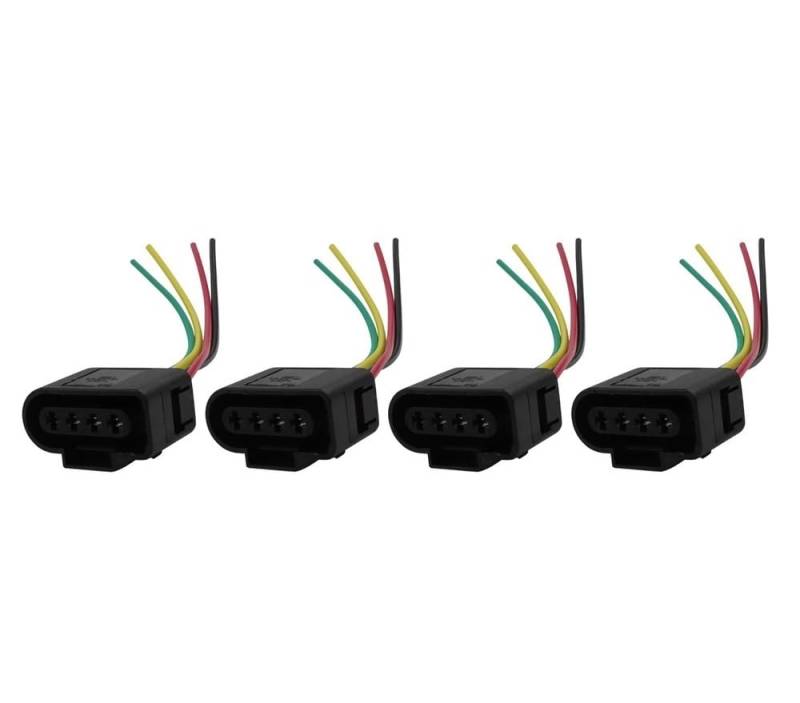 UEGVJIAS Stecker für Sensor Kompatibel Mit VW Für Passat Für J&etta Für Golf 4 Stück Zündspulenanschluss Pigtail Kabelbaumstecker 1J0973724 von UEGVJIAS