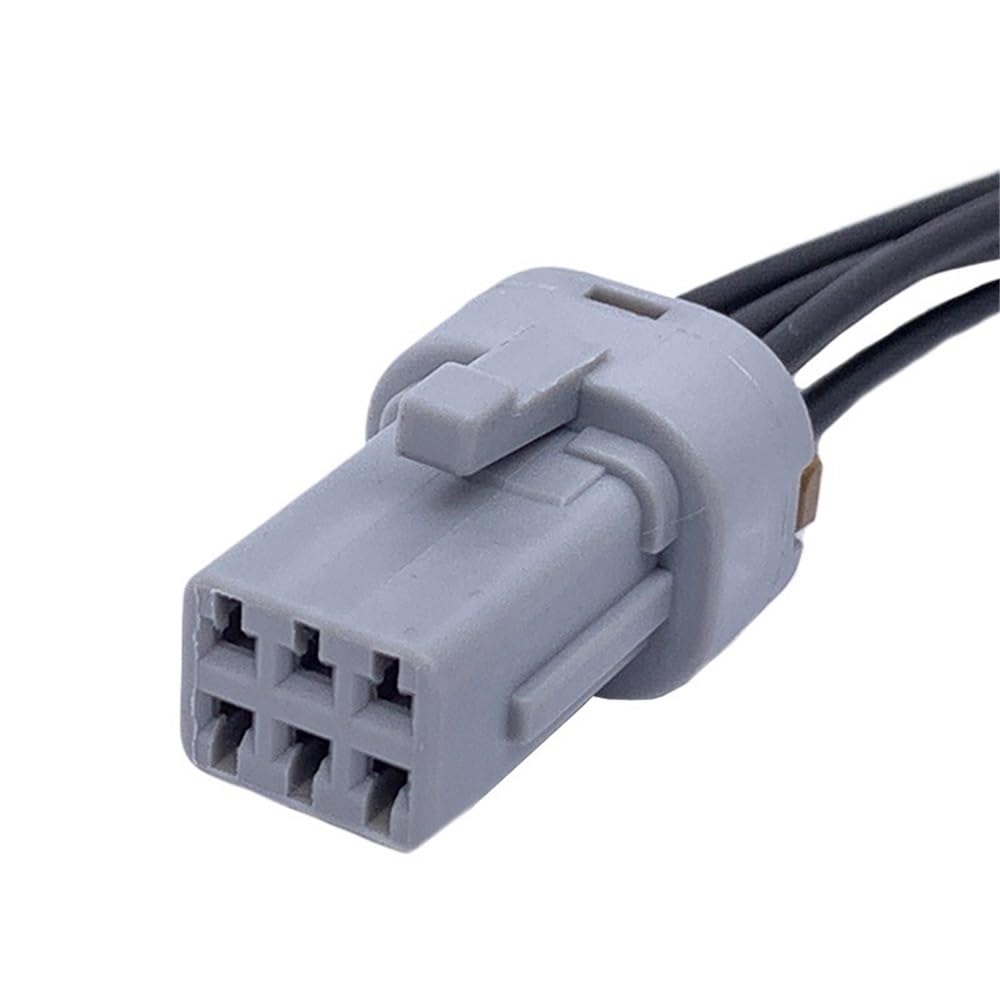 UEGVJIAS Stecker für Sensor Kompatibel Mit Volvo 6-polig 1,2 Mm Autotürgriffstecker Kabelbaum Elektronischer Anschluss Mit Kabel MG614130-4 MG644483-4(6Pin Female) von UEGVJIAS