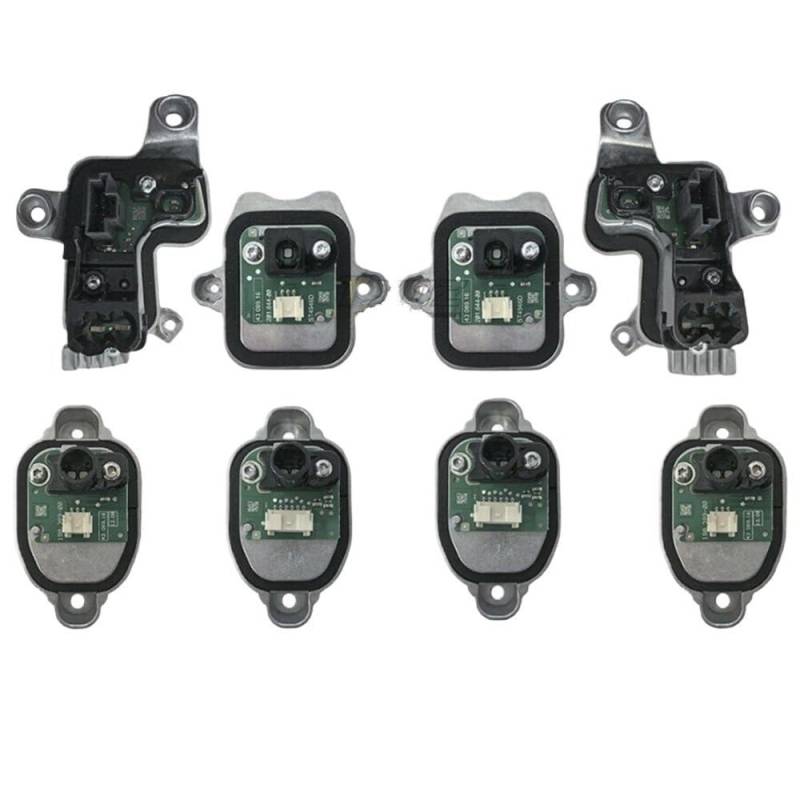 UEGVJIAS Tagfahrlicht Modul Kompatibel mit 3er-Serie für F30 F35 2015–2018 63117419619 63117419620 63117419615 7419610 Scheinwerfer-Komplettset Lichtquellenmodul Autoteil(1 KIT 8PCS) von UEGVJIAS