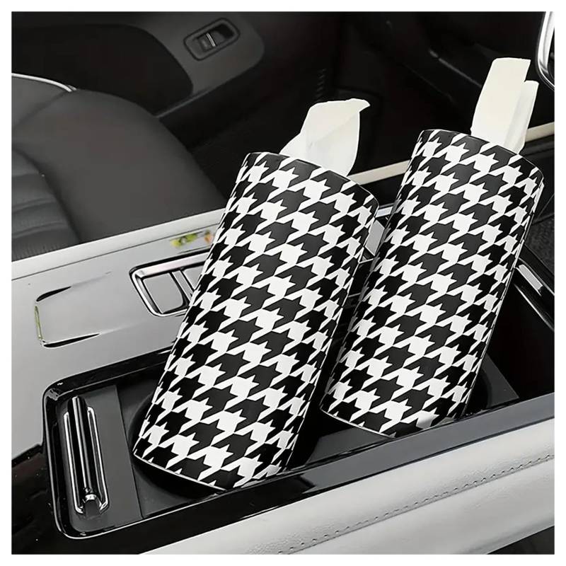 Auto-Gewebe-Halter mit Gesichts-Gewebe-Bulk, Auto-Gewebe-Box Runde Container-Tissue-Schläuche Reise-Gewebe für Auto-Wohnzimmer Zimmer Schlafzimmer Tissue Box Halter-08||2PCS von UEGVJKHXB