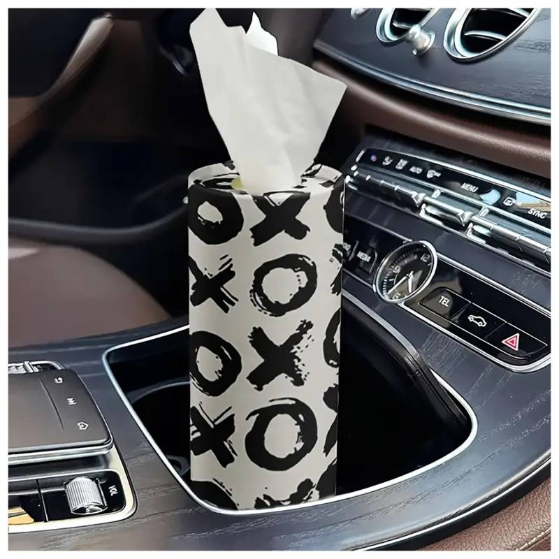 UEGVJKHXB Auto-Gewebe-Halter mit Gesichts-Gewebe-Bulk, Auto-Gewebe-Box Runde Container-Tissue-Schläuche Reise-Gewebe für Auto-Wohnzimmer Zimmer Schlafzimmer Tissue Box Halter-13||2PCS von UEGVJKHXB