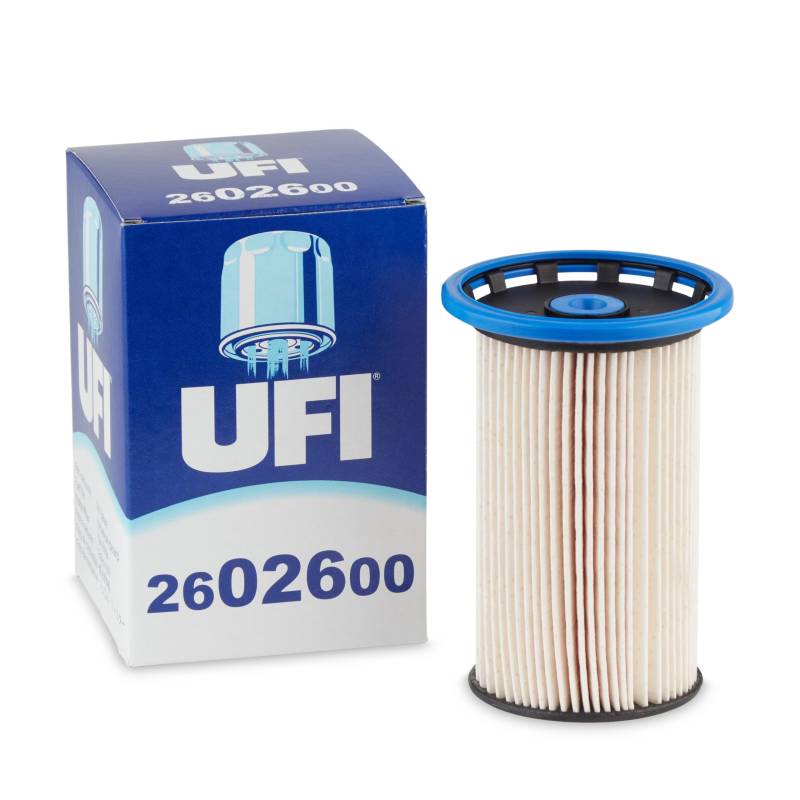UFI Filters, Dieselfilter 26.026.00, Ersatz-Kraftstofffilter, Geeignet für Autos, Anwendbar auf verschiedene Modelle wie Audi, Seat und Volkswagen von UFI