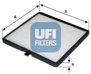 Filter, Innenraumluft UFI 53.144.00 von UFI