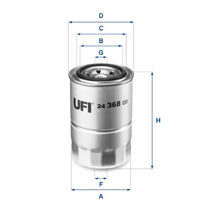 Kraftstofffilter UFI 24.368.00 Kraftstofffilter UFI 24.368.00 von UFI