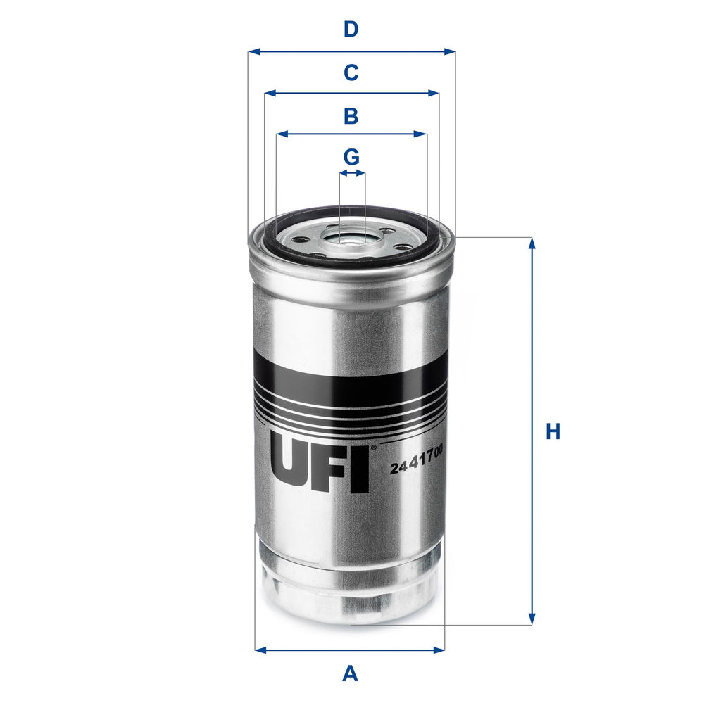Kraftstofffilter UFI 24.417.00 Kraftstofffilter UFI 24.417.00 von UFI