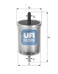 Kraftstofffilter UFI 31.562.00 Kraftstofffilter UFI 31.562.00 von UFI