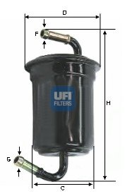 Kraftstofffilter UFI 31.636.00 von UFI