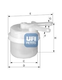 UFI 31.006.00 Kraftstofffilter von UFI