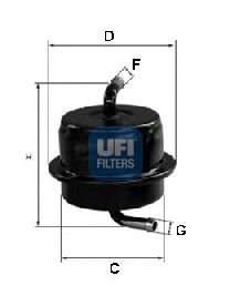 UFI 31.565.00 Kraftstofffilter von UFI