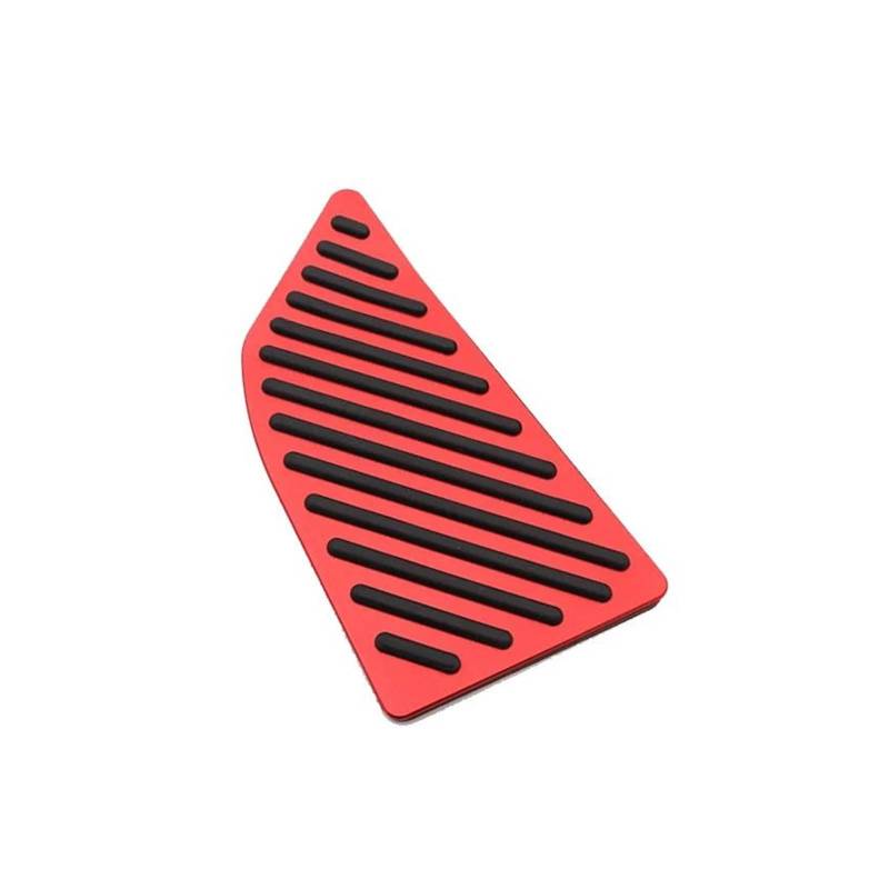 Accelerator Fußstütze Pedale Für Toyota Für C-HR Für CHR Für AX10 Für AX50 2016-2020 2021 2022 Aluminium Auto Gaspedal Fußstütze Pedale Platte Bremspedal Abdeckung(Footrest 1piece Red) von UFITIDU