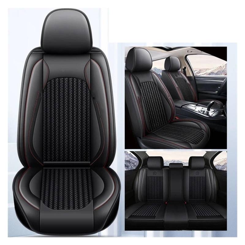 Auto Sitzbezug Für 3er-Serie, Für X1, Für X3, Kunstleder, Autositzbezüge, Eisseide, Wasserdicht, Autositzschutz, Universelles Innenzubehör Auto Schonbezüge(Black 01) von UFITIDU