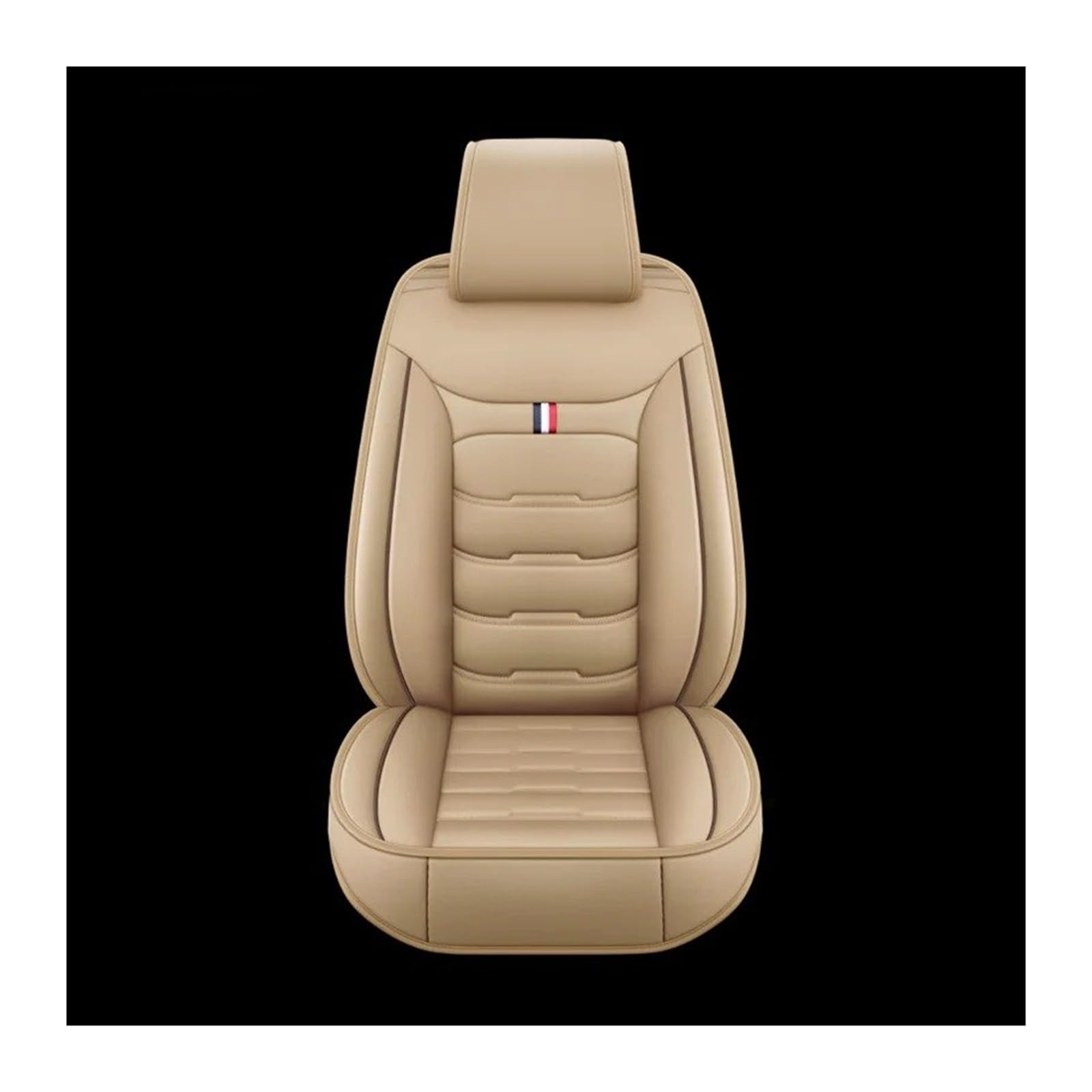 Auto Sitzbezug Für Cadillac Alle Modell XTS SRX Für XT5 CT6 ATSL Leder Auto Sitzbezug Auto Zubehör Auto-Styling Auto Zubehör Auto Schonbezüge(1 seat Beige) von UFITIDU