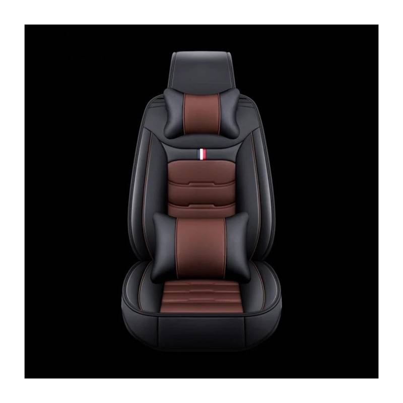 Auto Sitzbezug Für Cadillac Alle Modell XTS SRX Für XT5 CT6 ATSL Leder Auto Sitzbezug Auto Zubehör Auto-Styling Auto Zubehör Auto Schonbezüge(1 seat Coffee Pillow 1) von UFITIDU
