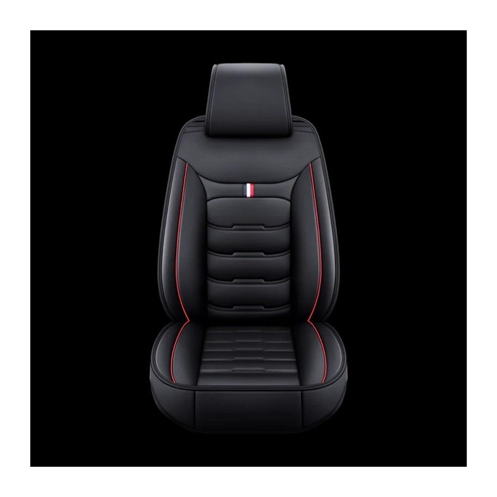 Auto Sitzbezug Für Kia Alle Molle Für Rio Für Sportage Für Cerato K2 K3 K4 K5 Für Karneval Auto Zubehör Auto-Styling Ler Auto Sitz Abckung Auto Schonbezüge(1 seat Black Red 1) von UFITIDU