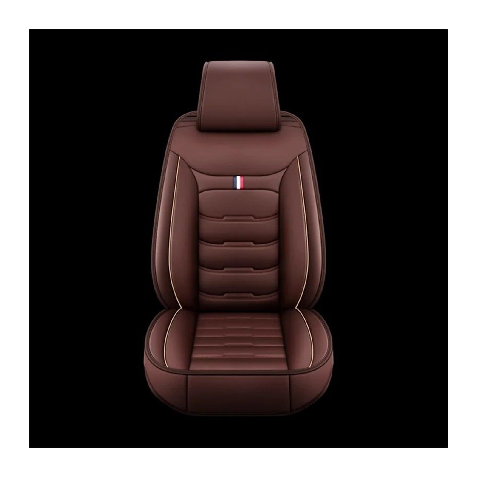 Auto Sitzbezug Für Lincoln Alle Modelle Für Navigator MKS MKZ MKC MKX MKT Leder Auto Sitzbezug Auto Zubehör Auto-Styling 5 Sitze Auto Schonbezüge(1 seat Coffee 2) von UFITIDU