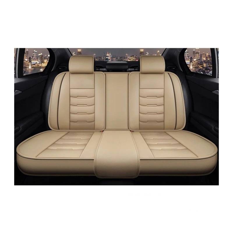 Auto Sitzbezug Für Lincoln Alle Modelle Für Navigator MKS MKZ MKC MKX MKT Leder Auto Sitzbezug Auto Zubehör Auto-Styling 5 Sitze Auto Schonbezüge(Rear seat Cover 5) von UFITIDU