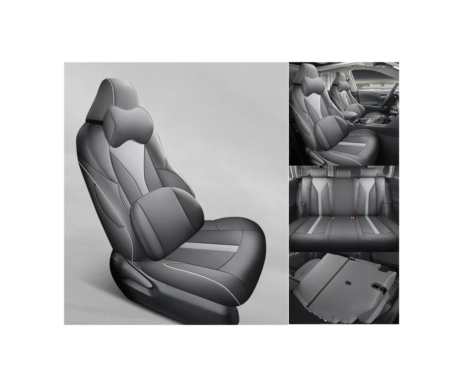 Auto Sitzbezug Für Toyota Für C-HR Benzin Für Hybrid 2018-2023 2024 Vollständige Abdeckung Autositzbezüge Wasserdichter Kunstlederschutz Kompatibler Airbag Schwarz Auto Schonbezüge(Gasoline,Grey FUL Auto Sitzbezug Für Toyota Für C-HR Benzin Für Hybrid 2018-2023 2024 Vollständige Abdeckung Autositzbezüge Wasserdichter Kunstlederschutz Kompatibler Airbag Schwarz Auto Schonbezüge(Gasoline,Grey FUL von UFITIDU