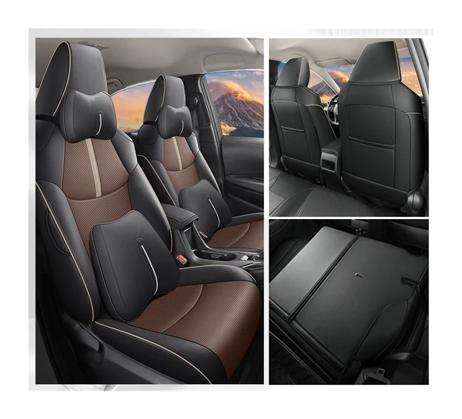 Auto Sitzbezug Für Toyota Für Corolla Für Cross SUV 2021 2022 2023 2024 Vollständige Abdeckung Auto Sitz Abdeckung Custom Sitzkissen Protertor Innen Zubehör Auto Schonbezüge(Gasoline,BLACK COFFEE FULL Auto Sitzbezug Für Toyota Für Corolla Für Cross SUV 2021 2022 2023 2024 Vollständige Abdeckung Auto Sitz Abdeckung Custom Sitzkissen Protertor Innen Zubehör Auto Schonbezüge(Gasoline,BLACK COFFEE FULL von UFITIDU