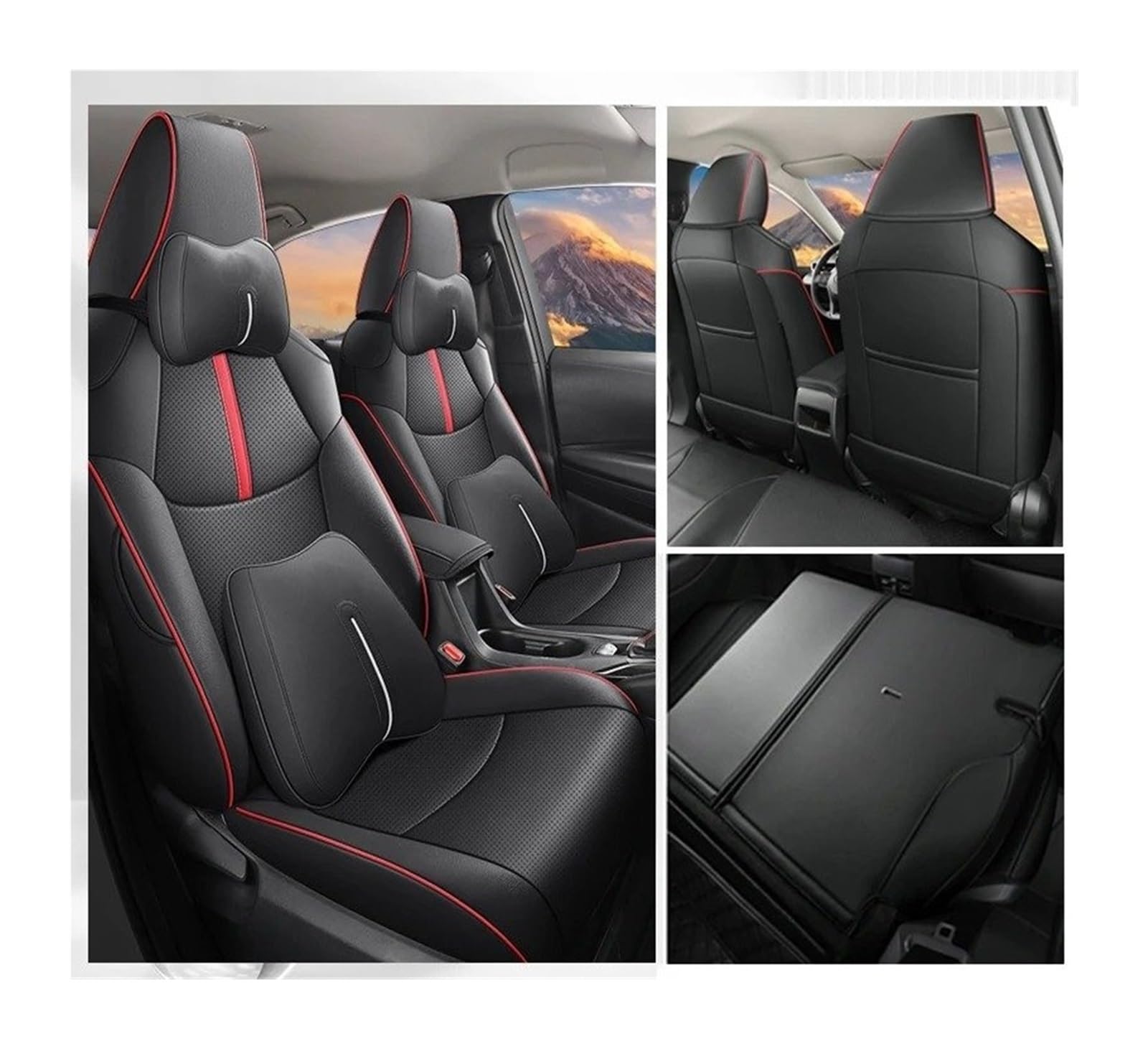 Auto Sitzbezug Für Toyota Für Corolla Für Cross SUV 2021 2022 2023 2024 Vollständige Abdeckung Auto Sitz Abdeckung Custom Sitzkissen Protertor Innen Zubehör Auto Schonbezüge(Hybrid,BLACK RED FULL-02_2 Auto Sitzbezug Für Toyota Für Corolla Für Cross SUV 2021 2022 2023 2024 Vollständige Abdeckung Auto Sitz Abdeckung Custom Sitzkissen Protertor Innen Zubehör Auto Schonbezüge(Hybrid,BLACK RED FULL-02_2 von UFITIDU