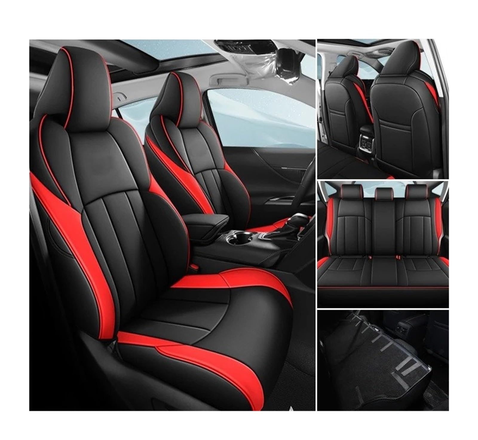 Auto Sitzbezug Für Toyota Für Venza Für Benzin Für Hybrid 2022 2023 2024 Maßgeschneiderte Autositzbezüge Kunstleder Automotive Innensitzkissen-Komplettes Set Auto Schonbezüge(Hybrid red black24) Auto Sitzbezug Für Toyota Für Venza Für Benzin Für Hybrid 2022 2023 2024 Maßgeschneiderte Autositzbezüge Kunstleder Automotive Innensitzkissen-Komplettes Set Auto Schonbezüge(Hybrid red black24) von UFITIDU