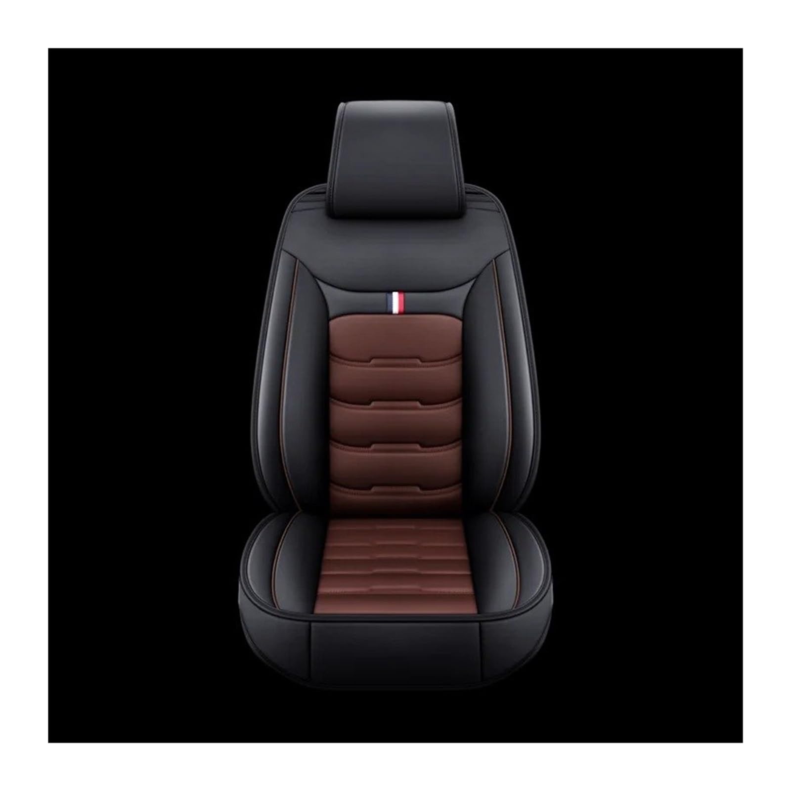 Auto Sitzbezug Für VW Alle Molle Für Polo Für Golf 7 Für Tiguan Für Touran Für Jetta CC Für Käfer Auto-Styling 5 Sitze Ler-Autositzbezug Auto Schonbezüge(1 seat Coffee 1) von UFITIDU