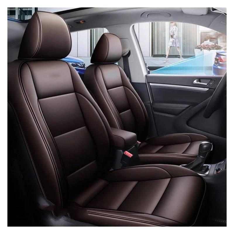 Auto Sitzbezug Für VW Für Tiguan 2013-2015 2016 2017 2018 Maßgeschneiderte Autositzbezüge Innenausstattung Automotive Vorder-/Hinterreihe Gerätedekorationszubehör Auto Schonbezüge(Coffee-01,2014) von UFITIDU