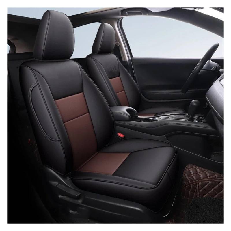 Auto Sitzbezug Für Vezel Für HRV XRV 2014 2015 2016 2017 2018 2019 Marke Abzeichen Auto Sitzbezüge Detail Styling Auto Seat Protector Kissen Auto Schonbezüge(Black Coffee 2014) von UFITIDU