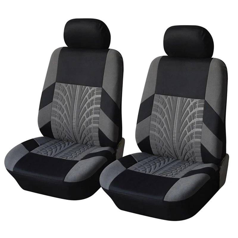 Auto Sitzbezug Universal 2 + 1 Autositzbezüge Für Die Meisten Autositzschutzabdeckungen Autoinnenausstattung Autos Sitzbezüge Auto Schonbezüge(Gray 2PCS) von UFITIDU