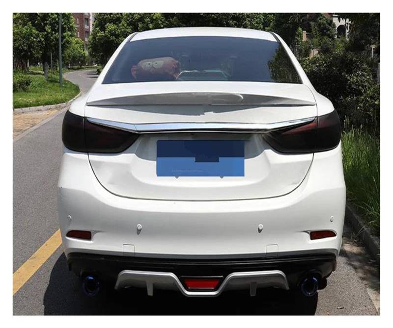 AutoHeckflügel Heckspoilerflügel ABS Kunststoff Primer Farbe Auto Schwanz Flügel Hinten Heckspoiler Für Mazda 6 Für Atenza 2014 2015 2016 2017 2018 2019(Carbon Fiber Pattern) von UFITIDU