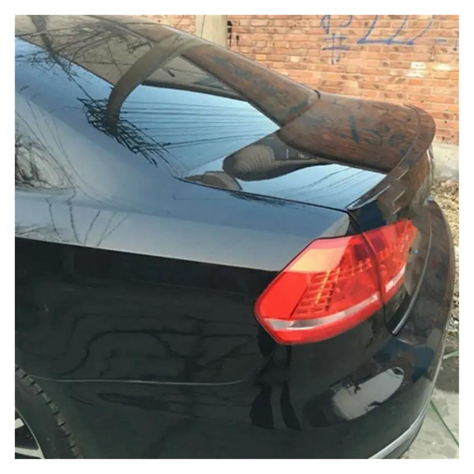 AutoHeckflügel Heckspoilerflügel ABS Material Auto Heckflügel Primer Farbe Spoiler Für VW Für Passat Nms Spoiler 2013 2014 2015 2016(Unpainted) von UFITIDU