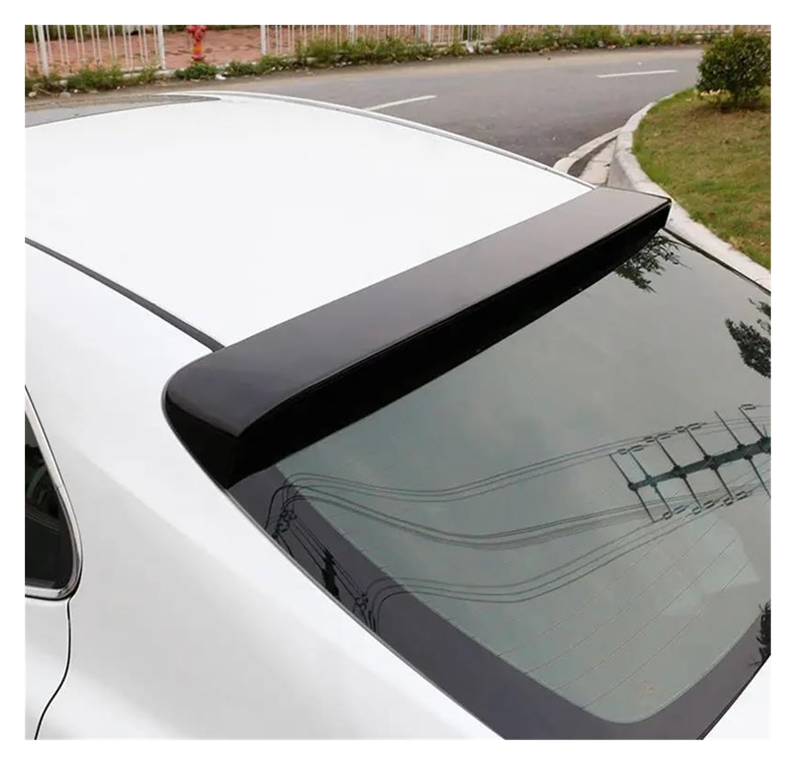 AutoHeckflügel Heckspoilerflügel ABS Material Auto Hinten Flügel Primer Farbe Heckspoiler Für Toyota Für Camry Spoiler 2018 2019 2020 2021 2022 2023(Pearl White) von UFITIDU