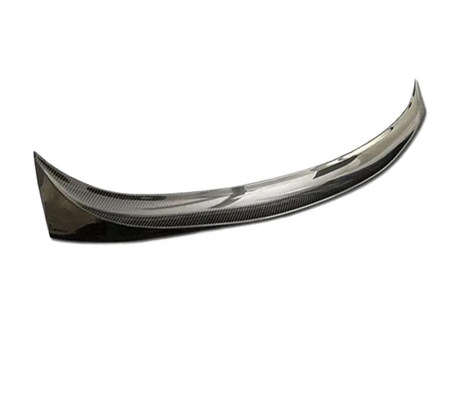 AutoHeckflügel Heckspoilerflügel Carbon Fiber Auto Hinten Flügel Stamm Lip Dach Spoiler Für Q8 SQ8 2018 2019 2020 2021 2022 2023(FRP Glossy black1) von UFITIDU