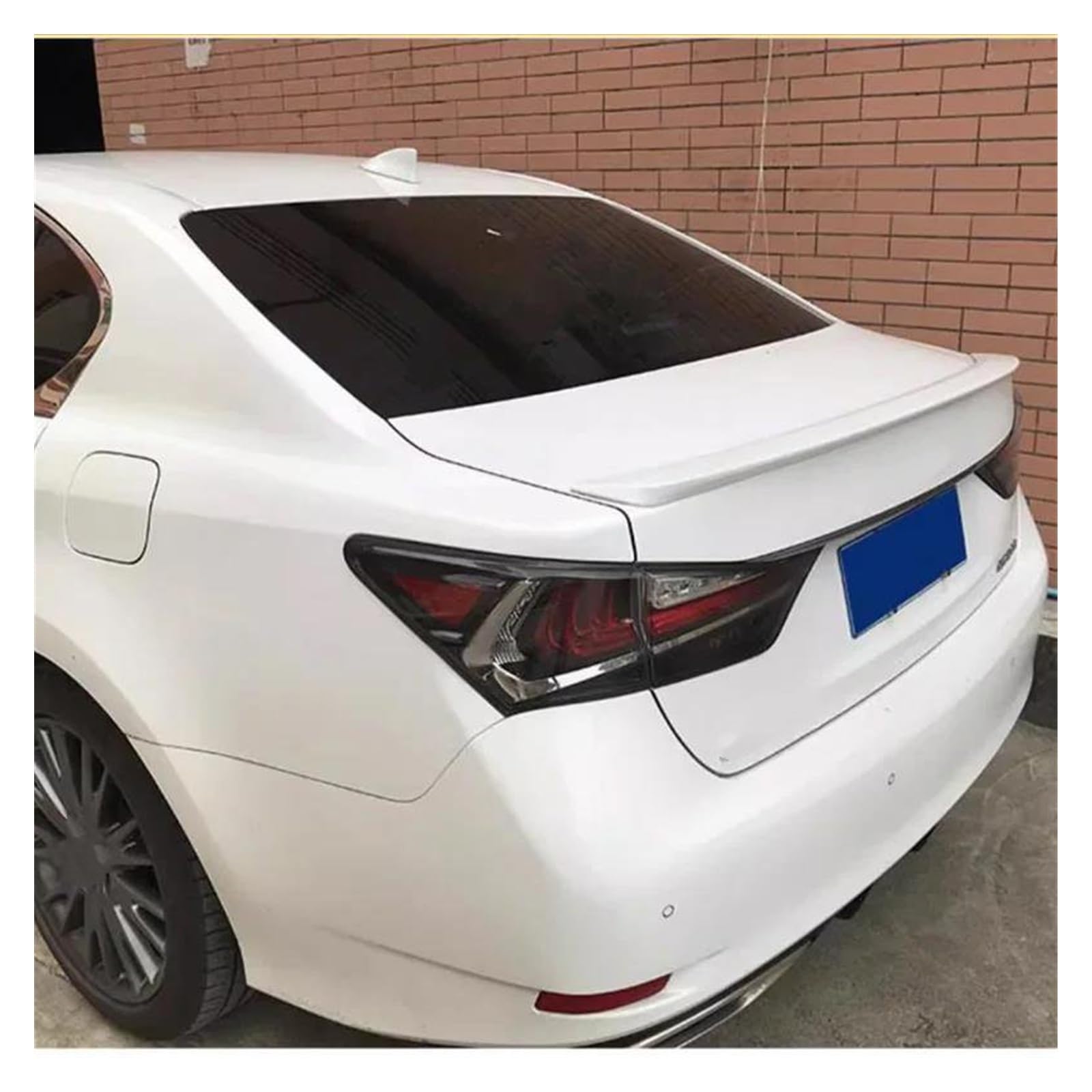 AutoHeckflügel Heckspoilerflügel Heckflügel-Auto-Heckflossen-Zubehör, Einfache Installation, Für Lexus GS Spoiler 200 250 GS300 350 450 2012 2013 2014 2015 2016 2017 2018(Unpainted) von UFITIDU