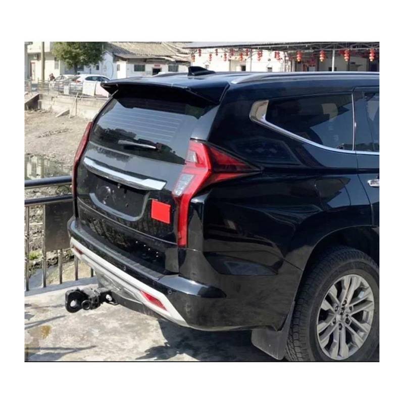 AutoHeckflügel Heckspoilerflügel Spoiler Weiß Auto Heckflügel ABS Kunststoff Zubehör Für Mitsubishi Für Pajero Sport Heckflosse 2016 2017 2018 2019 2020(Type A Glossy Black) von UFITIDU