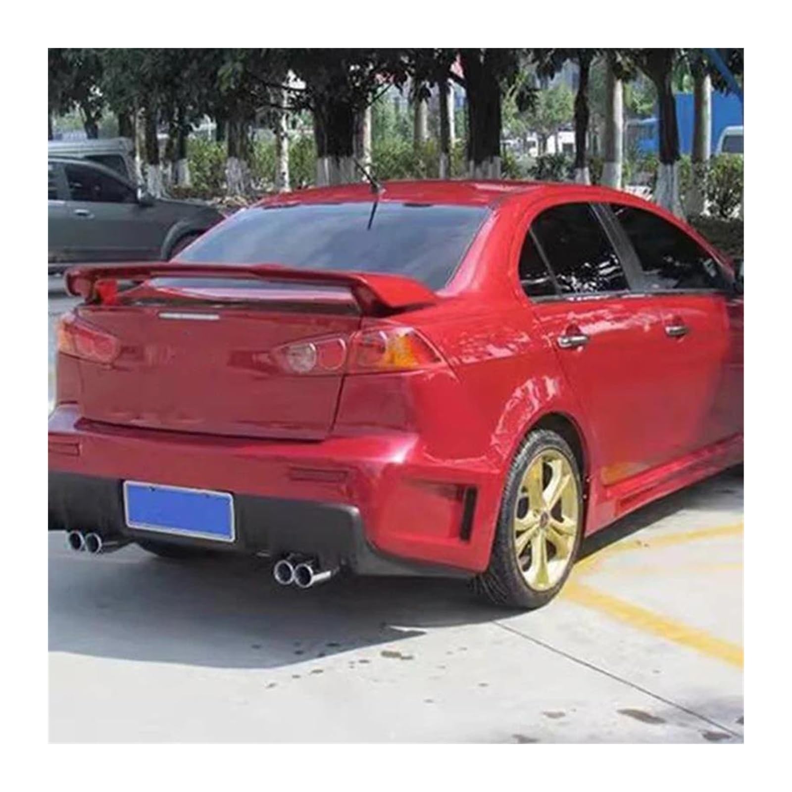 AutoHeckflügel Heckspoilerflügel Spoiler Zubehör Auto Stamm ABS Material Hinten Lip Schwanz FLÜGEL Körper Kit Für Mitsubishi Für Lancer EX GT 2009 2010 2011 2012 2013 2014 2015 2016(Glossy RED) AutoHeckflügel Heckspoilerflügel Spoiler Zubehör Auto Stamm ABS Material Hinten Lip Schwanz FLÜGEL Körper Kit Für Mitsubishi Für Lancer EX GT 2009 2010 2011 2012 2013 2014 2015 2016(Glossy RED) von UFITIDU