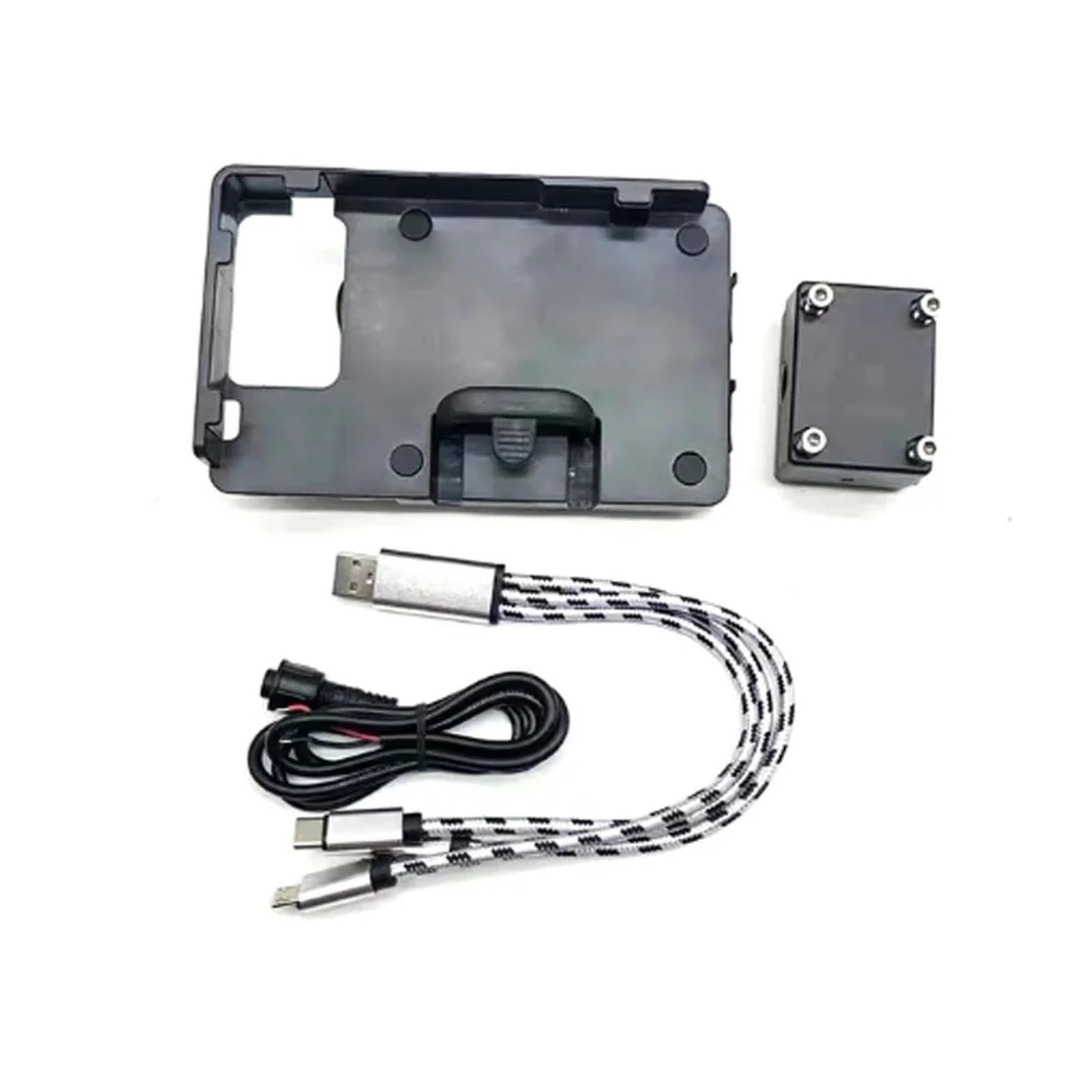 Handyhalterung Für Loncin Für Voge 500DS 500 DS Motorrad GPS Navigation Halterung Handy USB Lade(B) von UFITIDU