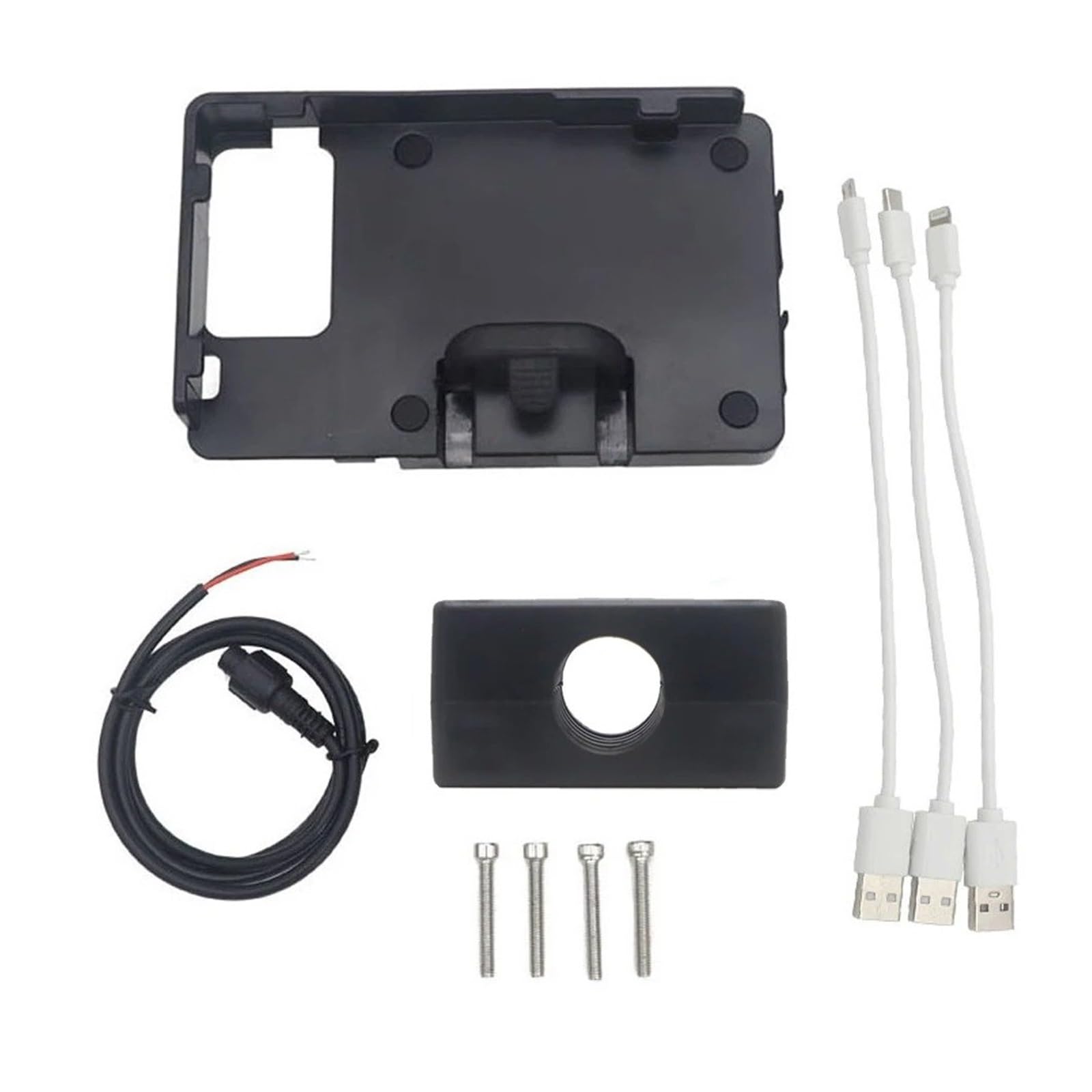 Handyhalterung Für R1200GS LC F800GS ADV F700GS R1250GS 12mm 16mm 22mm Handy Motorrad Navigation Halterung USB Lade Halter(16mm Cut Connect) von UFITIDU