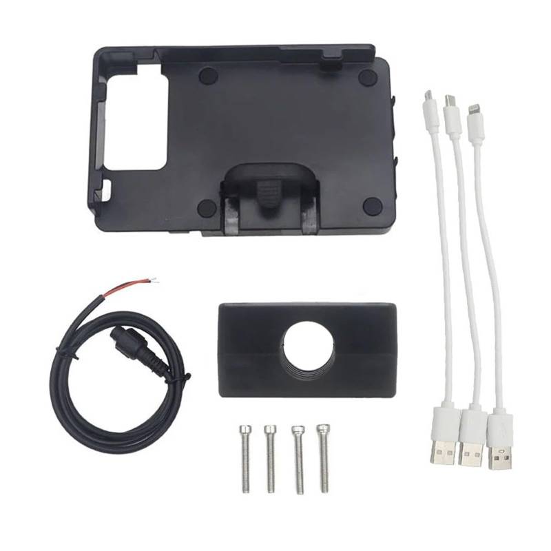 Handyhalterung Für R1200GS LC F800GS ADV F700GS R1250GS 12mm 16mm 22mm Handy Motorrad Navigation Halterung USB Lade Halter(16mm Cut Connect) von UFITIDU