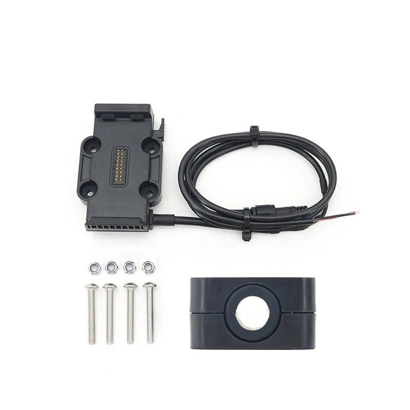 Handyhalterung Für R1250GS R1300GS F900XR F900R Für Alle Motorräder Kabelloses Laden 12mm 16mm 22mm Querlatte Überrollbügel Telefonnavigationshalterung Basis(Black Base 12mm) von UFITIDU