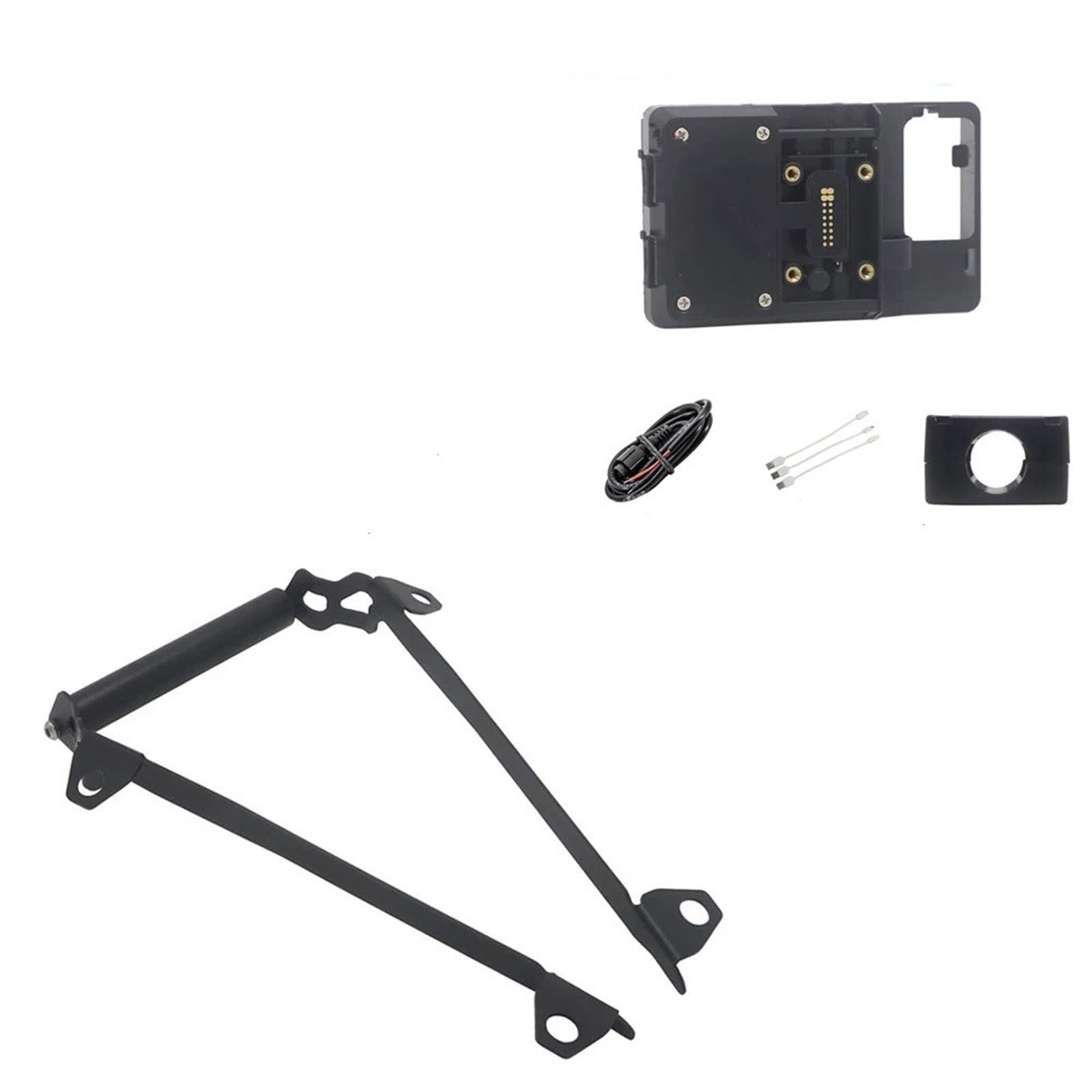 Handyhalterung Motorrad Handy GPS Halterung Navigation Halterung USB und Drahtlose Ladestation Für Ducati Für MULTISTRADA V4 S V4S 2021(22mm Wireless Stand) von UFITIDU