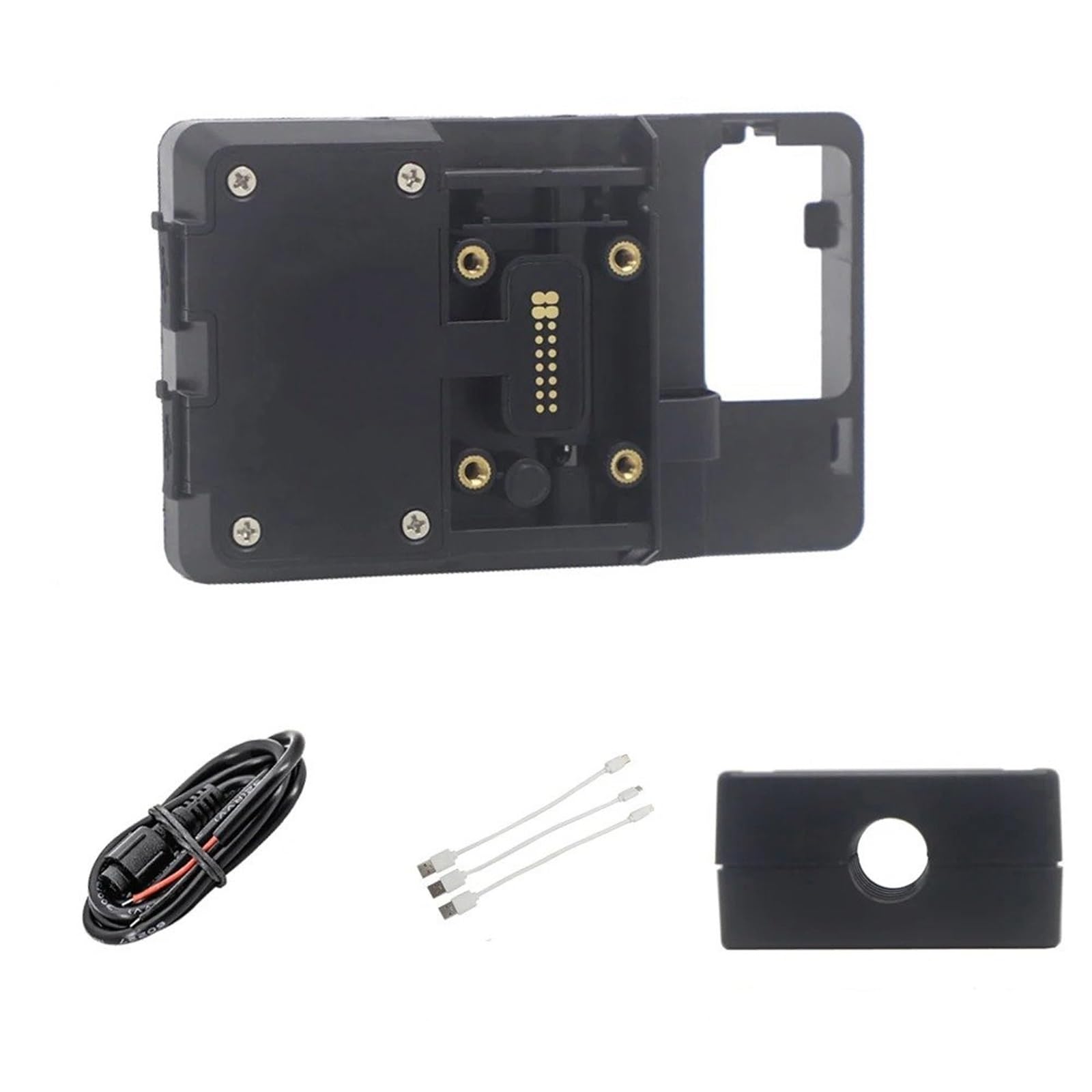 Handyhalterung Motorrad Handy GPS Halterung Navigation Halterung USB und Drahtlose Ladestation Für Ducati Für MULTISTRADA V4 S V4S 2021(Wireless 12mm Clip) von UFITIDU